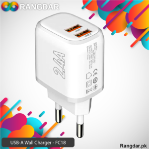 Hottu USB-A Wall Charger FC18 Buy in Pakistan